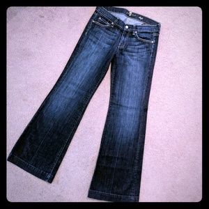 7 For All Mankind dojo wide leg flare jeans